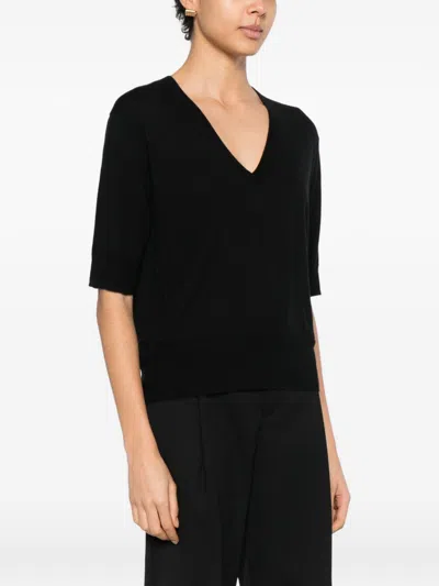 Soft Goat Sweaters Blacks And Greys In Black