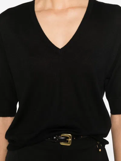 Soft Goat Sweaters Blacks And Greys In Black