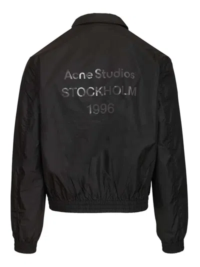 Acne Studios Men Collared Jacket In Red