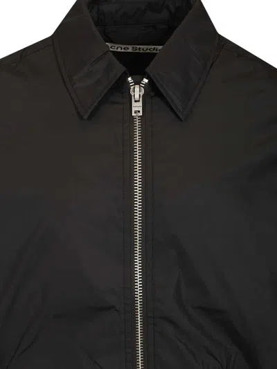 Acne Studios Men Collared Jacket In Red