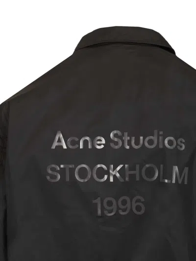 Acne Studios Men Collared Jacket In Red