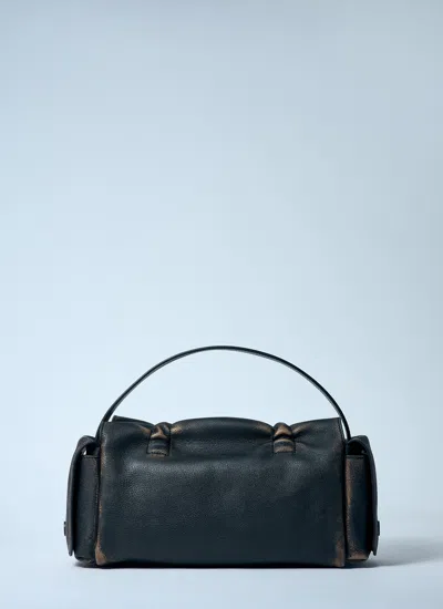 Acne Studios Women Multi-pocket Shoulder Bag In Black