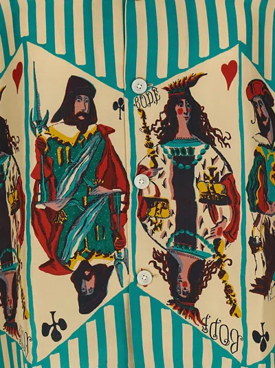 Bode Multicolor Royals Shirt In Green