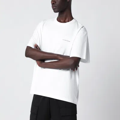 Canada Goose Cotton Logo Crew Neck Graphic T-shirt In White