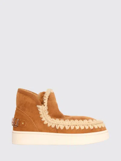 Mou Eskimo Suede Boots In Brown