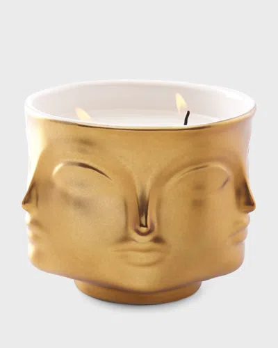 Jonathan Adler Gold Muse Candle In Brown