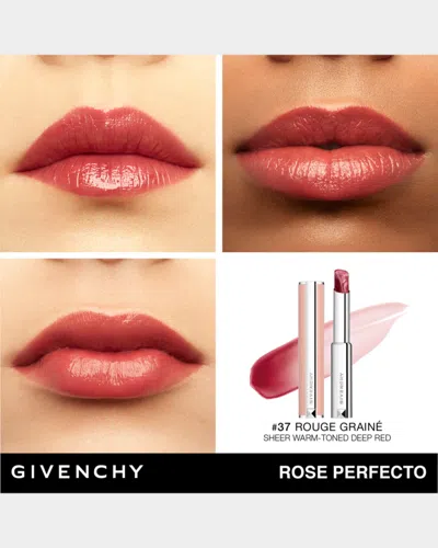 Givenchy Rose Plumping Lip Balm 24h Hydration In Red