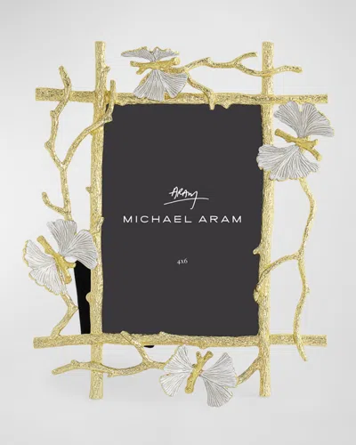 Michael Aram Butterfly Ginkgo Gold Frame In Gold