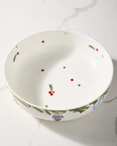 Neiman Marcus Nutcracker Serving Bowl, 11.8" In White