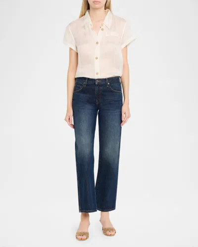 Veronica Beard 70mm Tia Macrame Metallic Leather Sandals In Gold