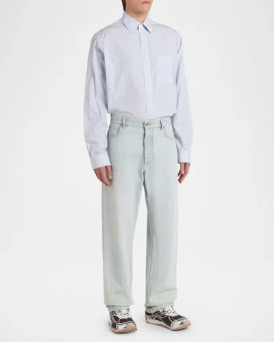 Bottega Veneta Men Fondant And Silver Technical Fabric And Mesh Orbit Sneakers In Multi