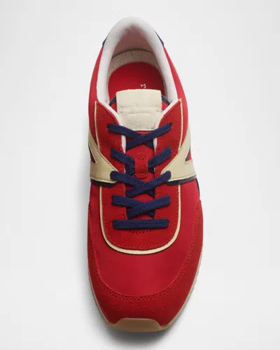 Rag & Bone Multicolor Retro Trainer Sneakers In Red