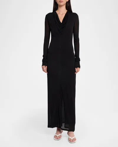 Totême Off-white Croco-embossed Leather Heeled Flip-flop Sandals