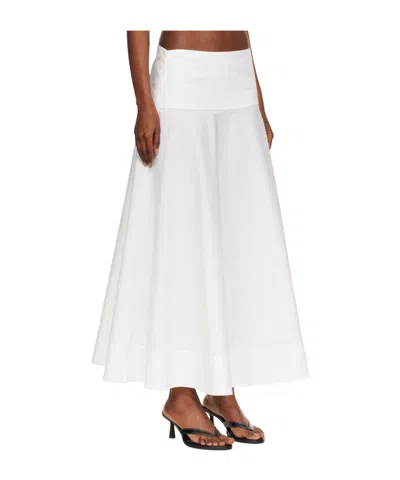 St Agni Panel  Maxi Skirt In Neutral