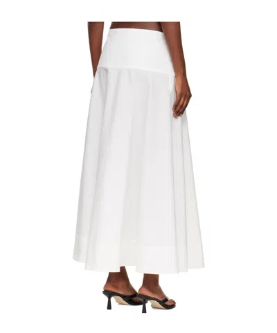 St Agni Panel  Maxi Skirt In Neutral