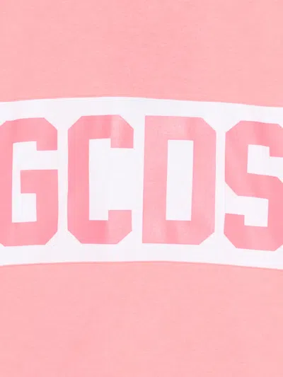 Gcds Stripe T-shirt In Pink