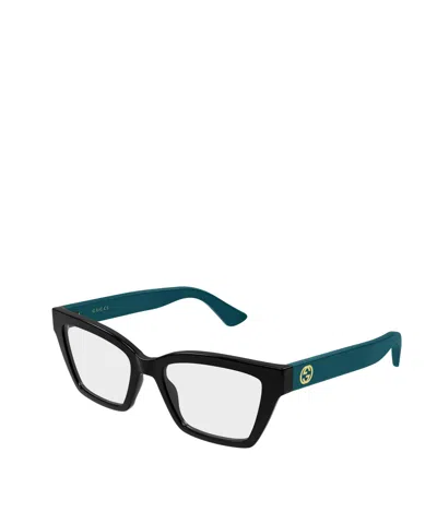 Gucci Eyewear Square Frame Glasses In Pattern