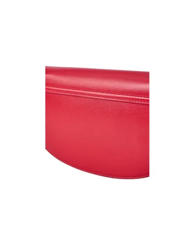 Jil Sander Curve Strap Wallet In Red