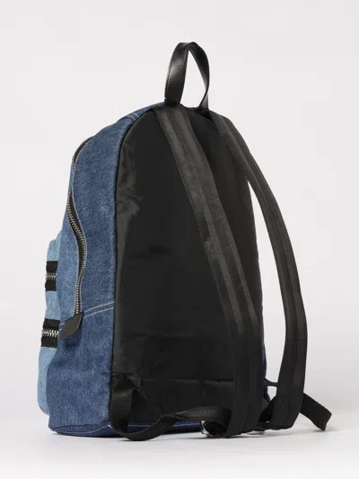 Marc Jacobs Logo Patch Medium Backpack In Blue