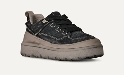 Ugg Sneakers Chunky Sole Pull Tab Contrast Stitching In Black