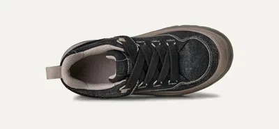 Ugg Sneakers Chunky Sole Pull Tab Contrast Stitching In Black