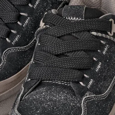 Ugg Sneakers Chunky Sole Pull Tab Contrast Stitching In Black