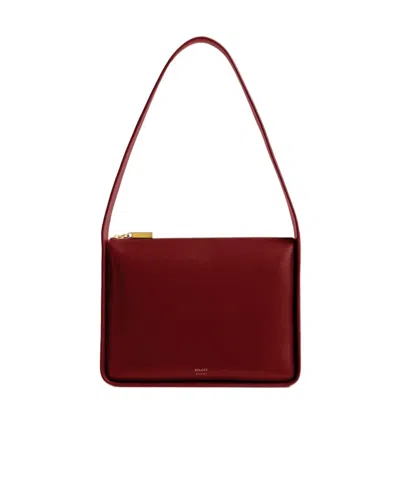 Khaite Lori Squared Bag In Red