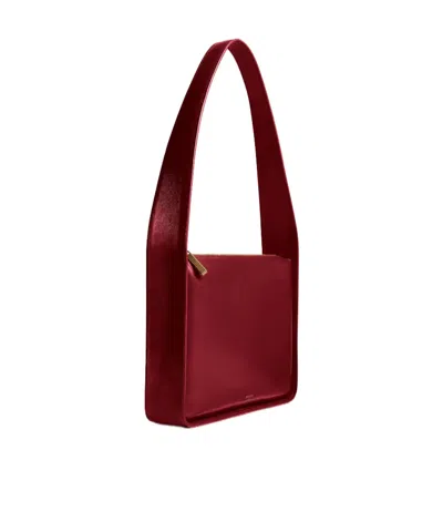 Khaite Lori Squared Bag In Red