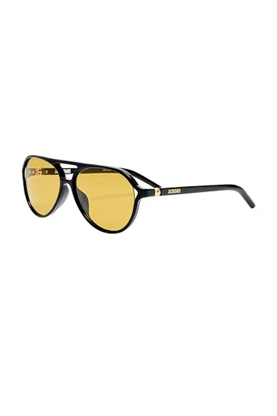 Jacquemus Aviator Sunglasses In Pattern