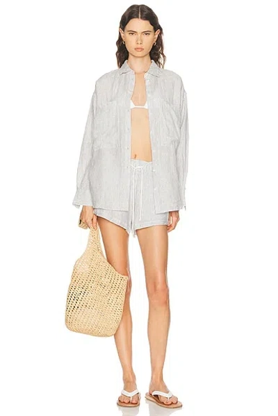 Left On Friday Getaway Short In Gray