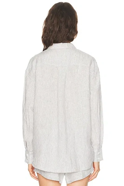 Left On Friday Getaway Button Down Shirt In White