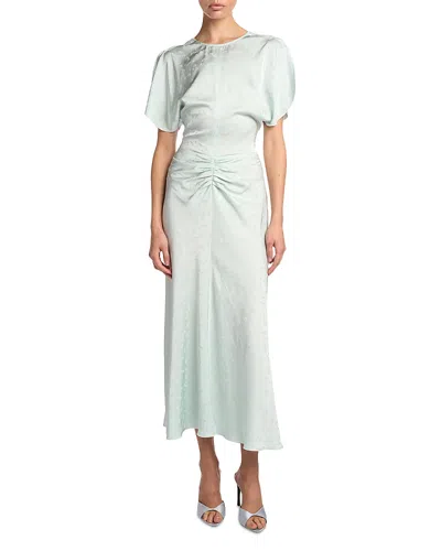 Victoria Beckham Pleated Dress In White