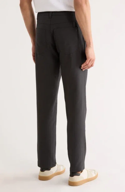 Original Penguin Technical Flat Front Pants In Black