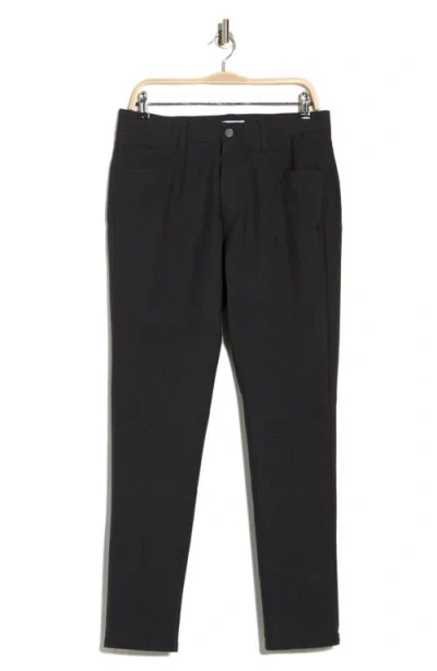 Original Penguin Technical Flat Front Pants In Black
