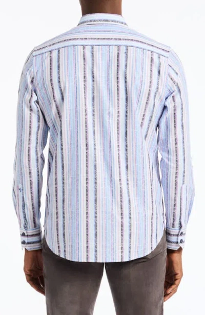 Robert Graham Drakeswood Stretch Cotton Button-up Shirt In Multi