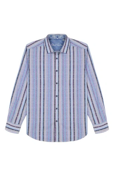 Robert Graham Drakeswood Stretch Cotton Button-up Shirt In Multi