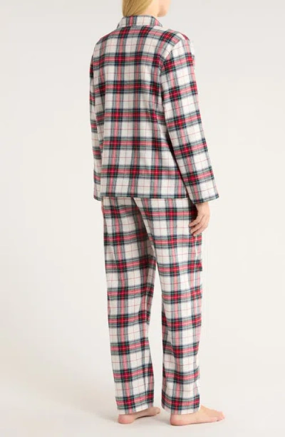 Eberjey Plaid Flannel Pyjama Set In Multi