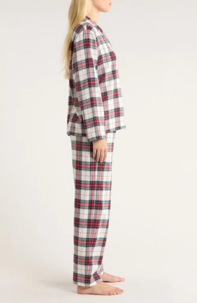 Eberjey Plaid Flannel Pyjama Set In Multi