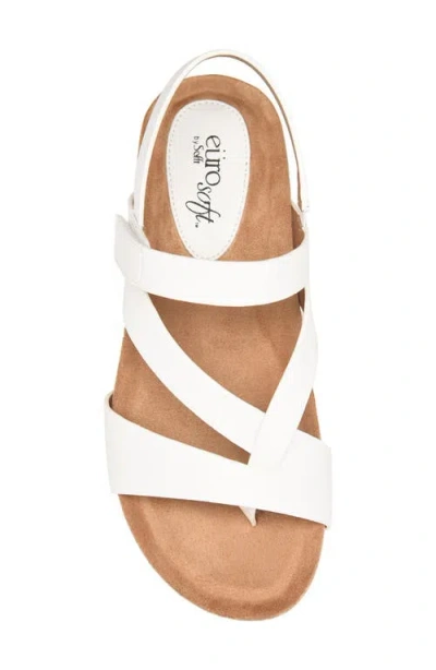 Eurosoft Gianetta Ankle Strap Sandal In White