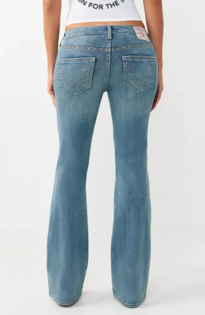 True Religion Becca Studs Bootcut Jeans In Blue