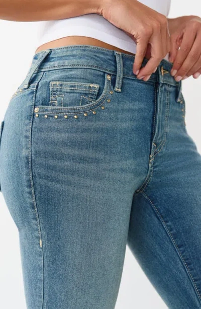 True Religion Becca Studs Bootcut Jeans In Blue