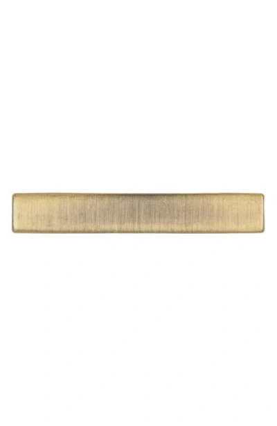 Construct Slim Tie Bar In Gold