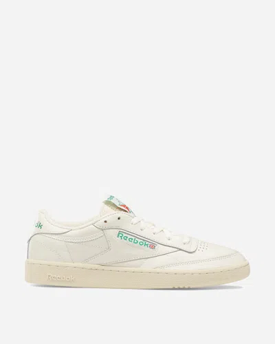 Reebok Club C 85 Vintage Leather Sneakers In White