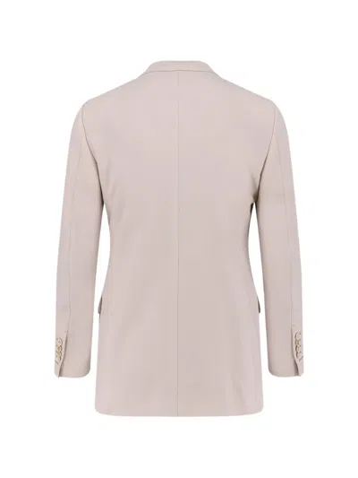 Tom Ford Double-breasted Buttoned Blazer In Pink