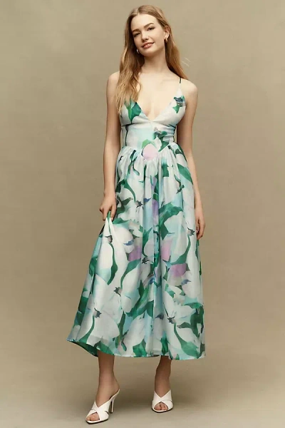Bardot Arletha Halter Maxi Dress In Multi