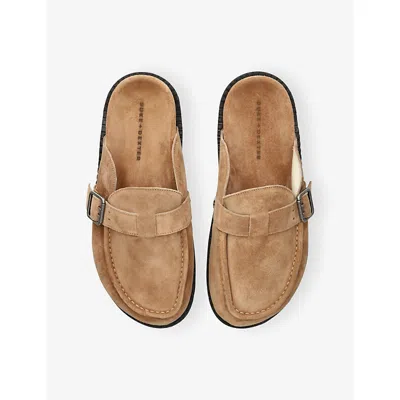 Duke & Dexter Women's Winston Mocha Suede Mule - Women's In Brown