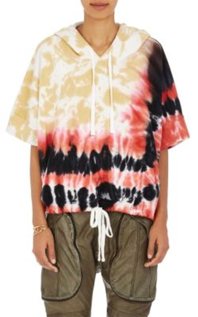 Faith Connexion Tie-dyed Terry Boxy Hoodie