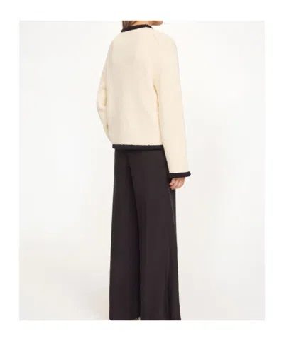 By Malene Birger Siena Sweater Black White Color Block In Neutral