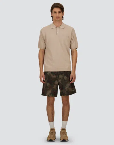 Herno Badeboxershorts Aus Tropical Pattern Ripstop In Black