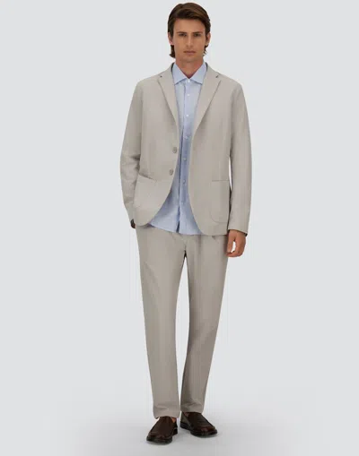 Herno Blazer Aus Seer-crease In Gray